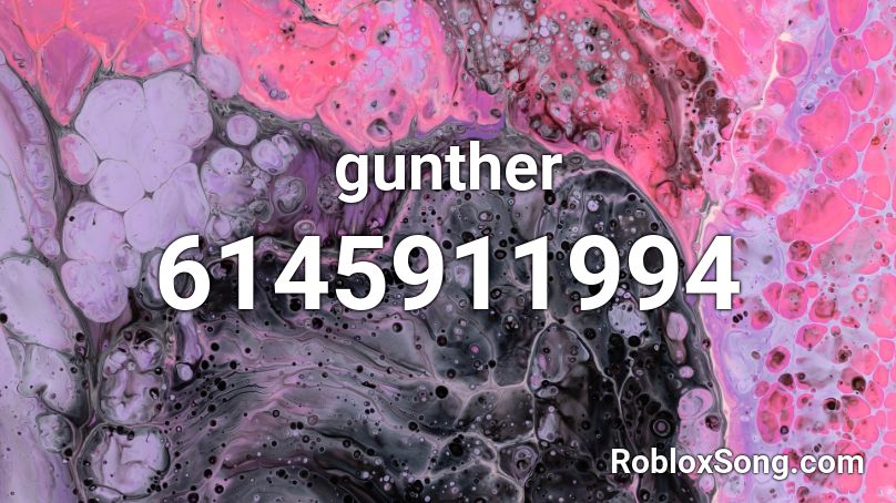 gunther Roblox ID
