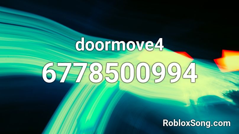 doormove4 Roblox ID