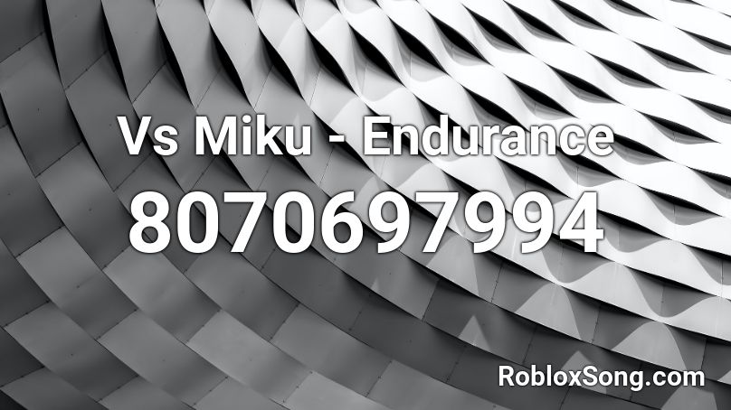 Vs Miku - Endurance Roblox ID