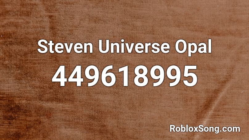 Steven Universe Opal Roblox ID