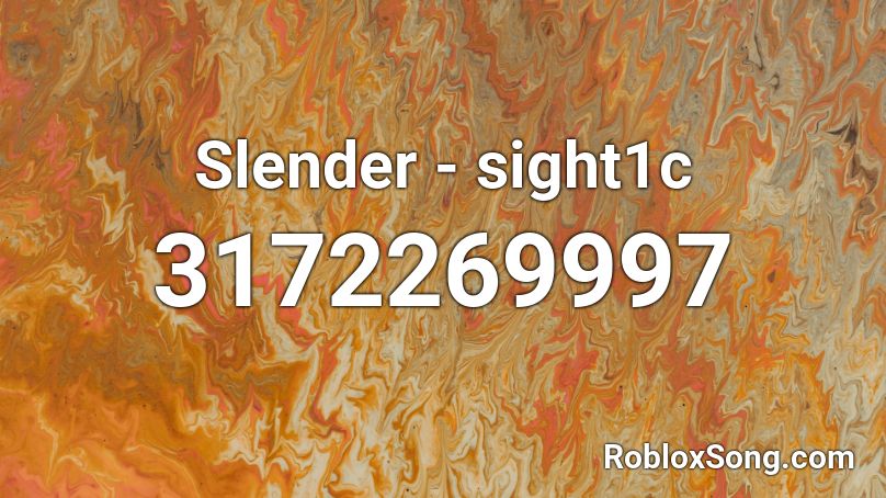 Slender - sight1c Roblox ID