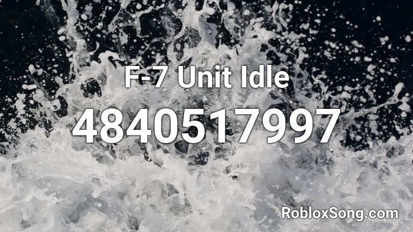 F-7 Unit Idle Roblox ID