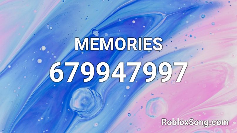 MEMORIES Roblox ID