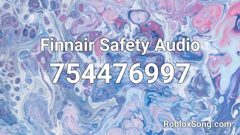 Finnair Safety Audio Roblox ID