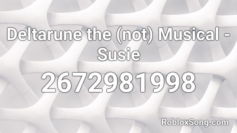 Deltarune The Not Musical Susie Roblox Id Roblox Music Codes - susie song id roblox