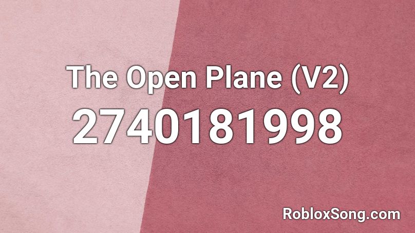 The Open Plane (V2) Roblox ID