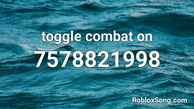 toggle combat on Roblox ID