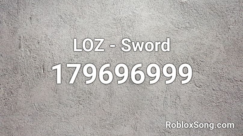 LOZ - Sword Roblox ID